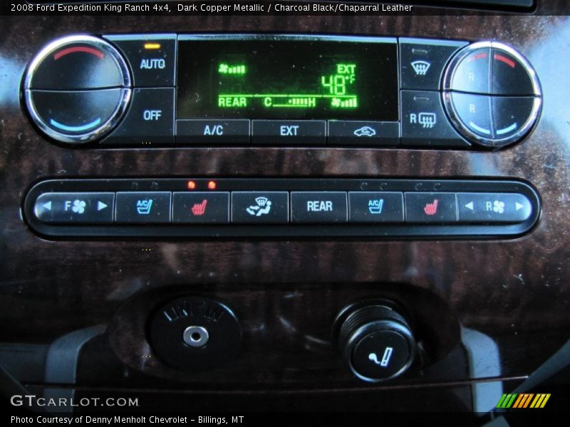 Controls of 2008 Expedition King Ranch 4x4