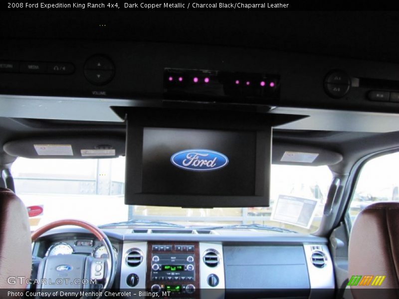 Dark Copper Metallic / Charcoal Black/Chaparral Leather 2008 Ford Expedition King Ranch 4x4