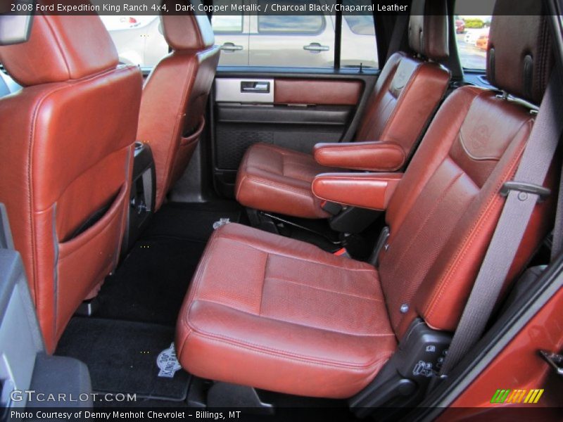  2008 Expedition King Ranch 4x4 Charcoal Black/Chaparral Leather Interior
