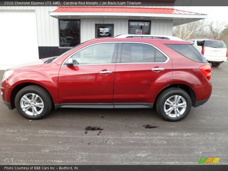 Cardinal Red Metallic / Jet Black/Light Titanium 2010 Chevrolet Equinox LTZ AWD