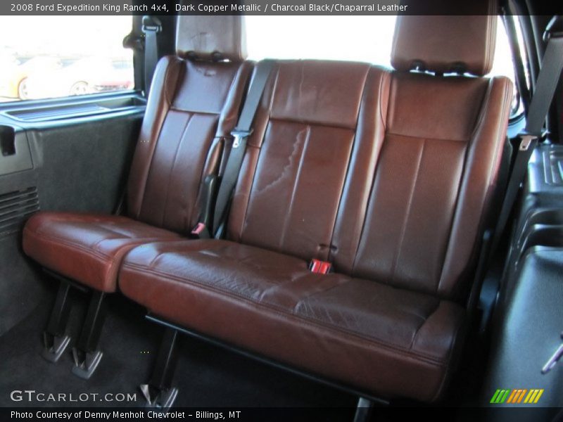  2008 Expedition King Ranch 4x4 Charcoal Black/Chaparral Leather Interior