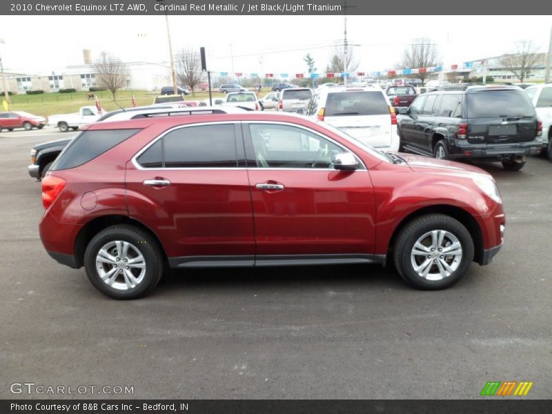 Cardinal Red Metallic / Jet Black/Light Titanium 2010 Chevrolet Equinox LTZ AWD
