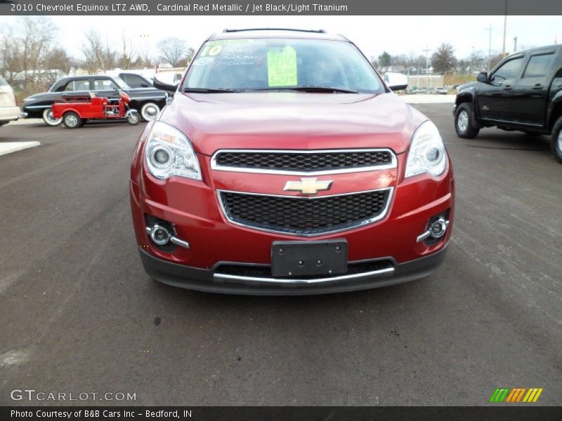 Cardinal Red Metallic / Jet Black/Light Titanium 2010 Chevrolet Equinox LTZ AWD