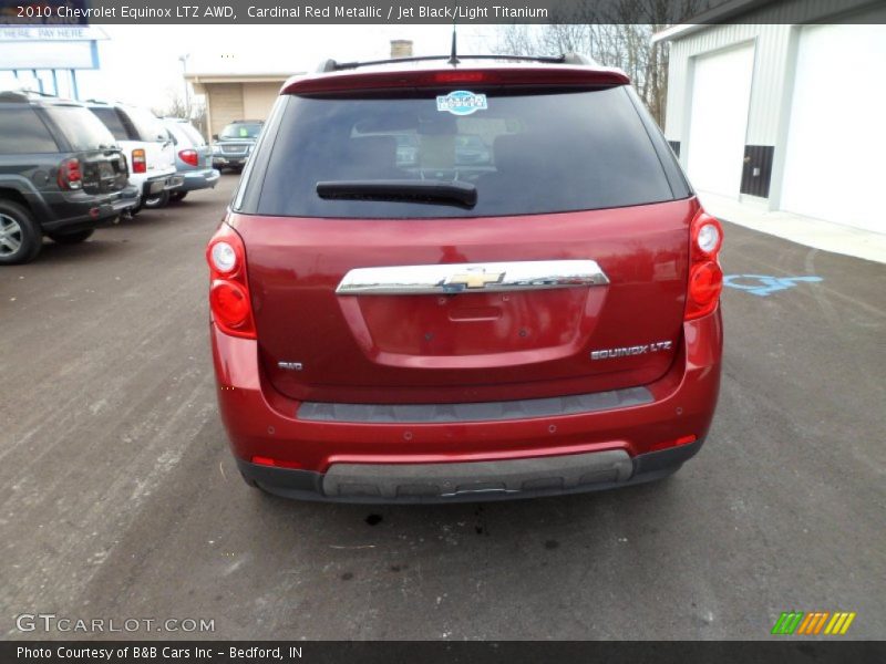 Cardinal Red Metallic / Jet Black/Light Titanium 2010 Chevrolet Equinox LTZ AWD