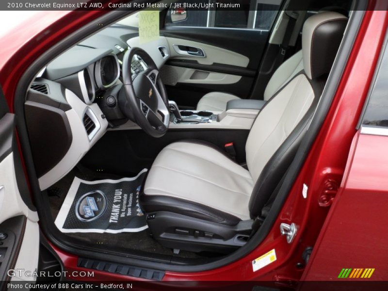 Cardinal Red Metallic / Jet Black/Light Titanium 2010 Chevrolet Equinox LTZ AWD