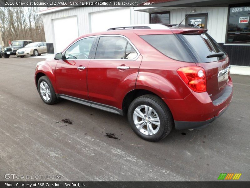 Cardinal Red Metallic / Jet Black/Light Titanium 2010 Chevrolet Equinox LTZ AWD