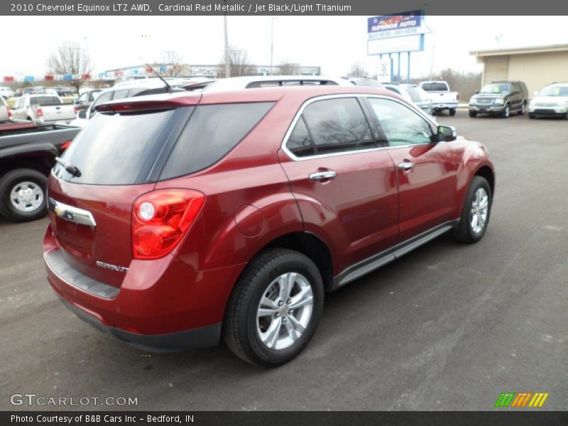 Cardinal Red Metallic / Jet Black/Light Titanium 2010 Chevrolet Equinox LTZ AWD