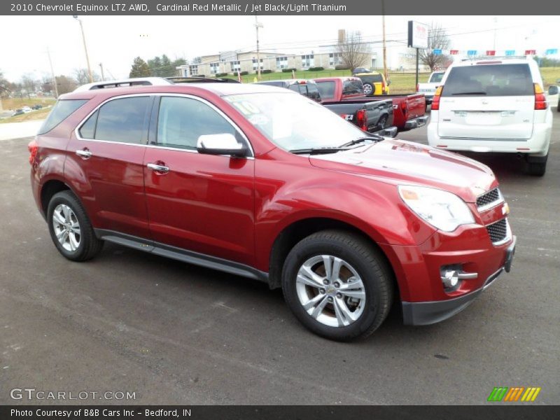 Cardinal Red Metallic / Jet Black/Light Titanium 2010 Chevrolet Equinox LTZ AWD