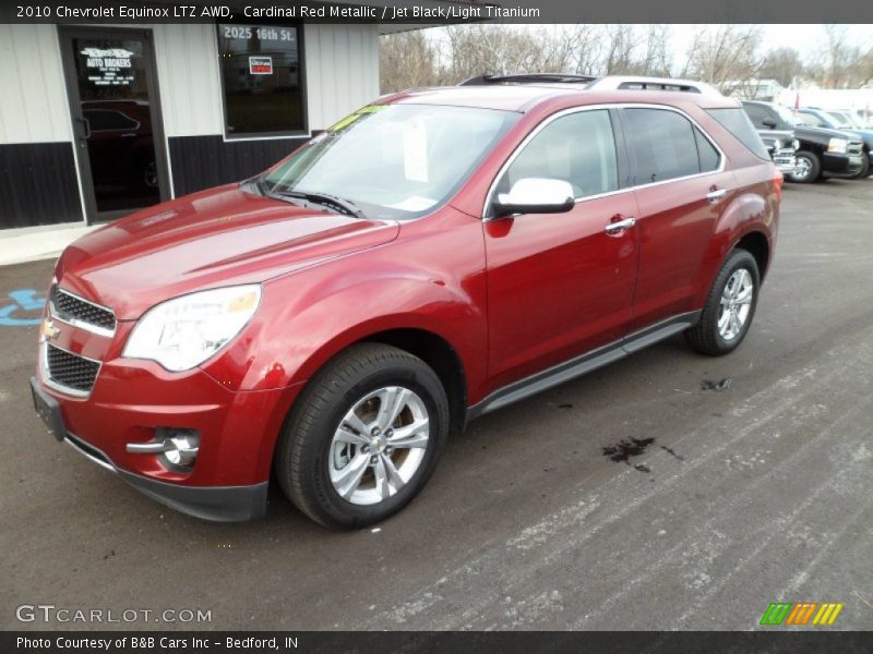 Cardinal Red Metallic / Jet Black/Light Titanium 2010 Chevrolet Equinox LTZ AWD