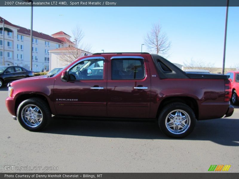 Sport Red Metallic / Ebony 2007 Chevrolet Avalanche LTZ 4WD