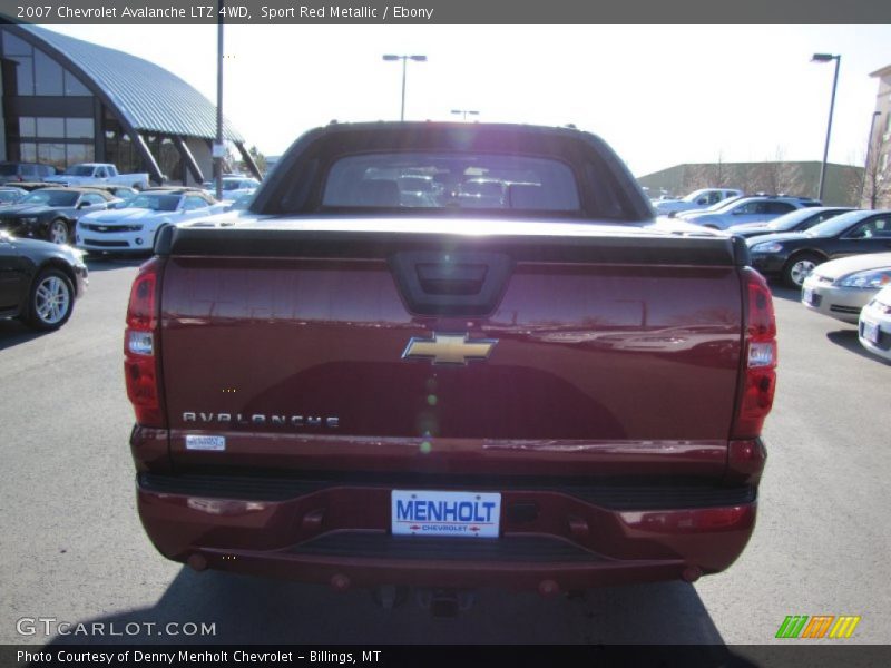 Sport Red Metallic / Ebony 2007 Chevrolet Avalanche LTZ 4WD