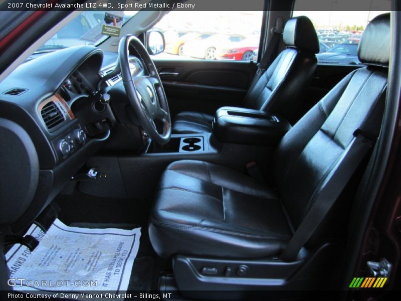  2007 Avalanche LTZ 4WD Ebony Interior