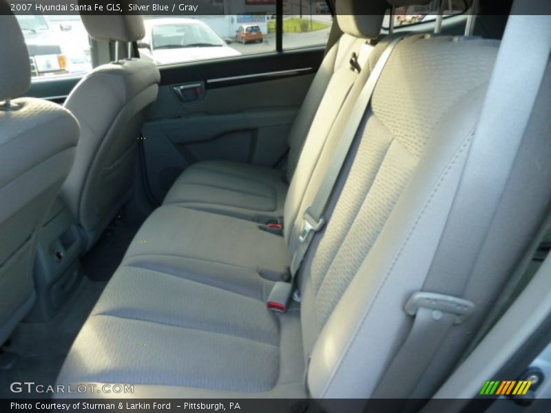 Silver Blue / Gray 2007 Hyundai Santa Fe GLS