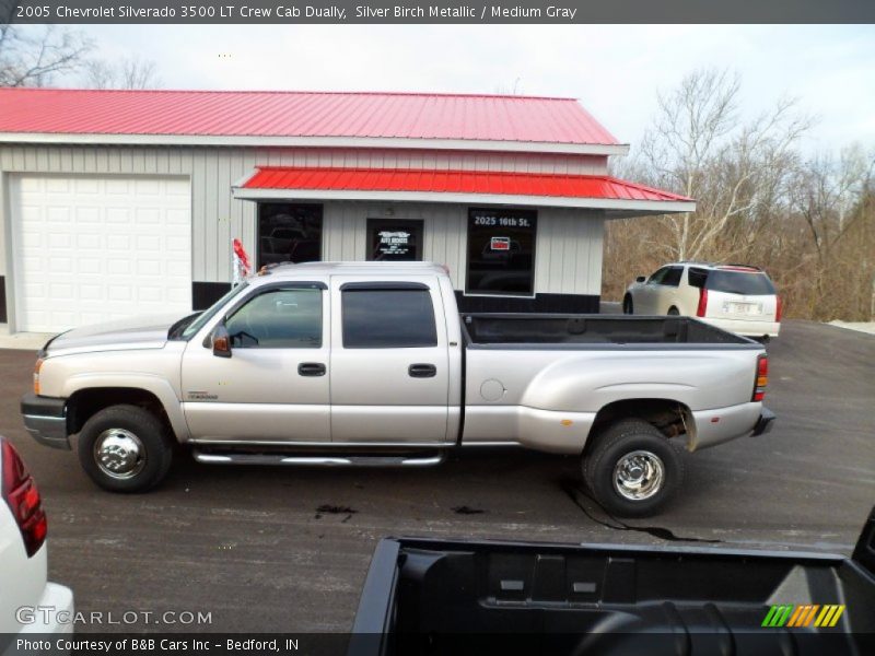 Silver Birch Metallic / Medium Gray 2005 Chevrolet Silverado 3500 LT Crew Cab Dually