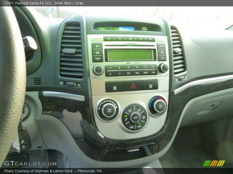 Silver Blue / Gray 2007 Hyundai Santa Fe GLS