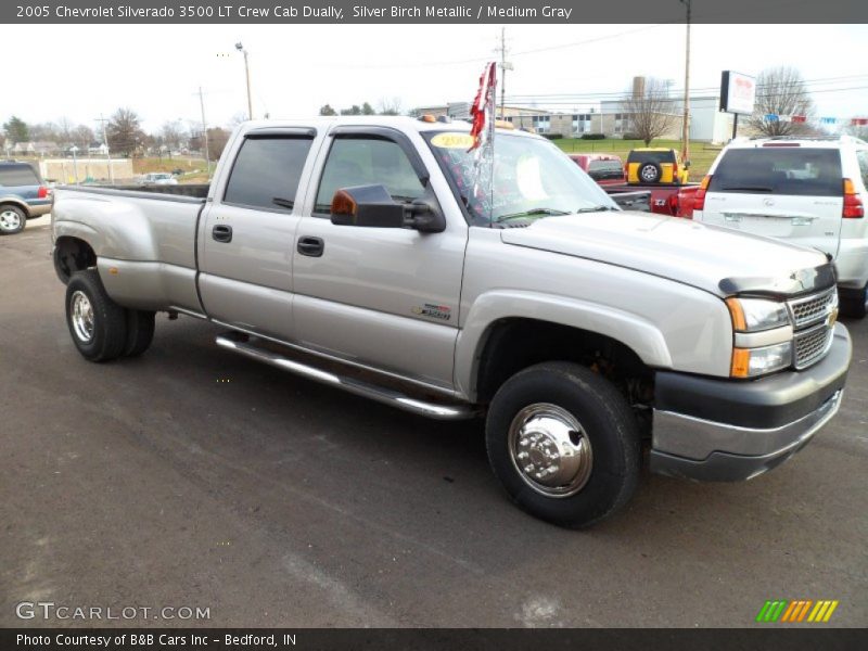 Silver Birch Metallic / Medium Gray 2005 Chevrolet Silverado 3500 LT Crew Cab Dually