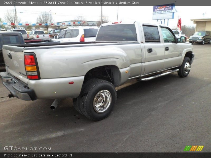 Silver Birch Metallic / Medium Gray 2005 Chevrolet Silverado 3500 LT Crew Cab Dually