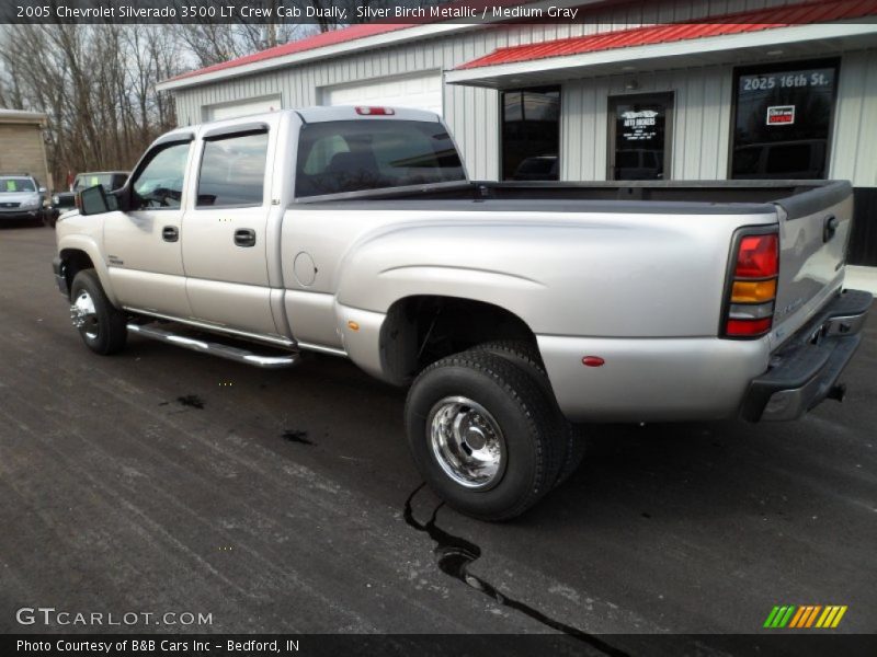 Silver Birch Metallic / Medium Gray 2005 Chevrolet Silverado 3500 LT Crew Cab Dually