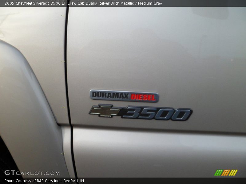 Silver Birch Metallic / Medium Gray 2005 Chevrolet Silverado 3500 LT Crew Cab Dually