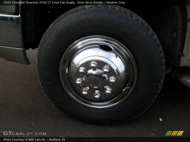 Silver Birch Metallic / Medium Gray 2005 Chevrolet Silverado 3500 LT Crew Cab Dually