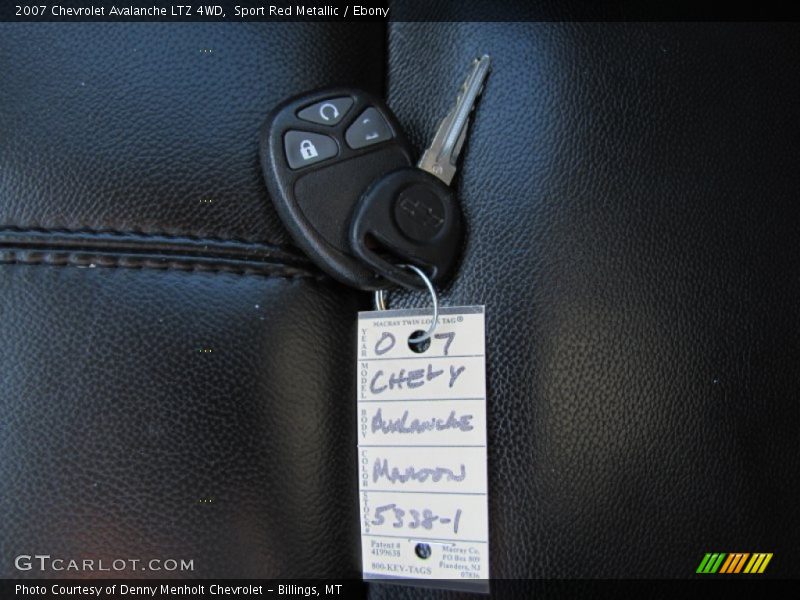 Keys of 2007 Avalanche LTZ 4WD