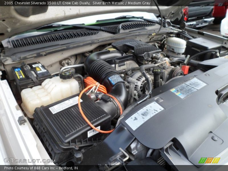 Silver Birch Metallic / Medium Gray 2005 Chevrolet Silverado 3500 LT Crew Cab Dually