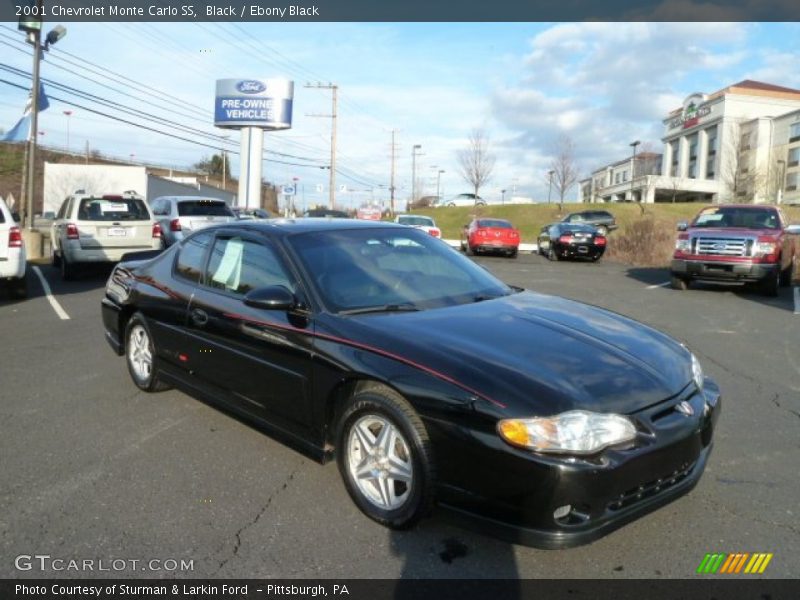 Black / Ebony Black 2001 Chevrolet Monte Carlo SS