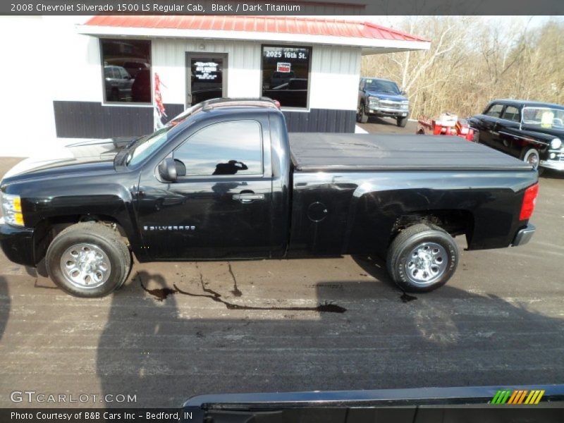 Black / Dark Titanium 2008 Chevrolet Silverado 1500 LS Regular Cab