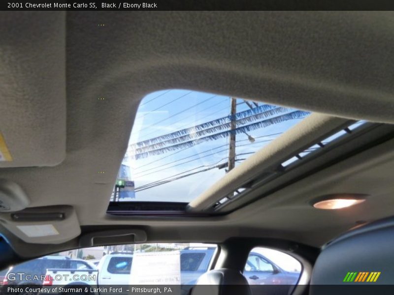 Black / Ebony Black 2001 Chevrolet Monte Carlo SS