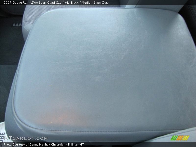 Black / Medium Slate Gray 2007 Dodge Ram 1500 Sport Quad Cab 4x4