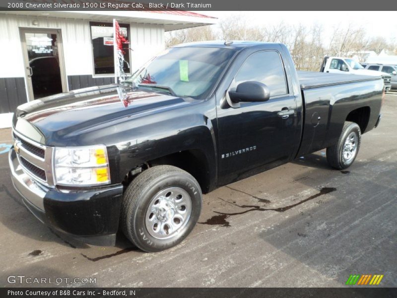 Black / Dark Titanium 2008 Chevrolet Silverado 1500 LS Regular Cab