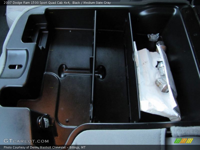 Black / Medium Slate Gray 2007 Dodge Ram 1500 Sport Quad Cab 4x4