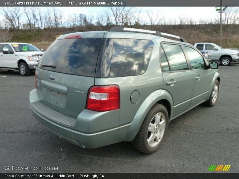 Titanium Green Metallic / Pebble 2005 Ford Freestyle Limited AWD