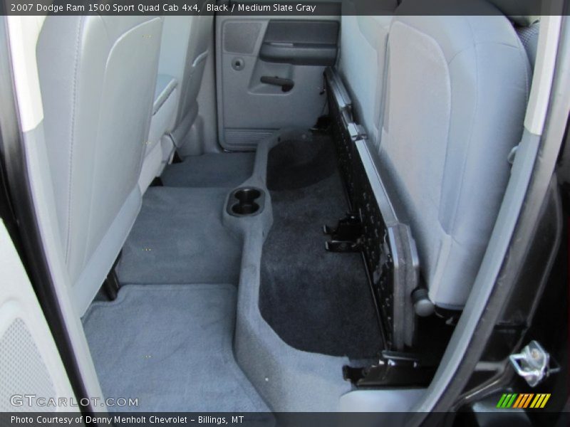 Black / Medium Slate Gray 2007 Dodge Ram 1500 Sport Quad Cab 4x4
