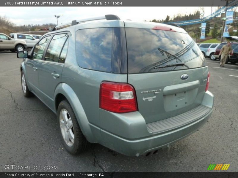 Titanium Green Metallic / Pebble 2005 Ford Freestyle Limited AWD