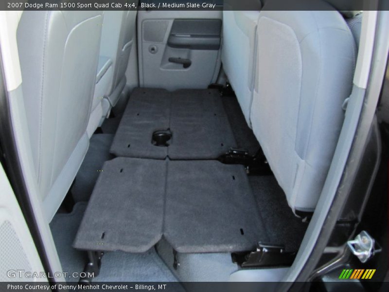 Black / Medium Slate Gray 2007 Dodge Ram 1500 Sport Quad Cab 4x4