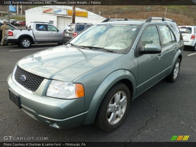 Titanium Green Metallic / Pebble 2005 Ford Freestyle Limited AWD
