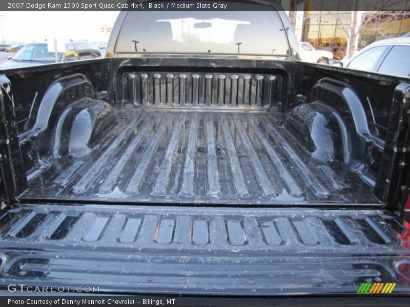 Black / Medium Slate Gray 2007 Dodge Ram 1500 Sport Quad Cab 4x4