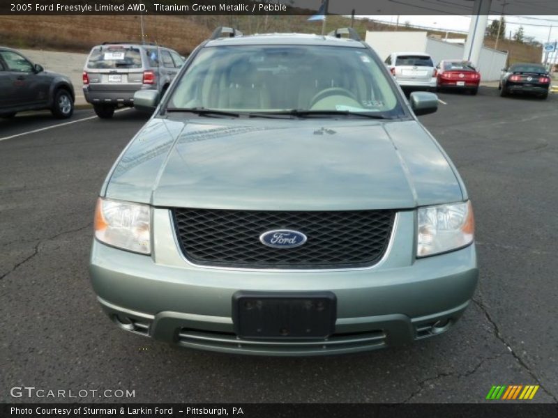 Titanium Green Metallic / Pebble 2005 Ford Freestyle Limited AWD