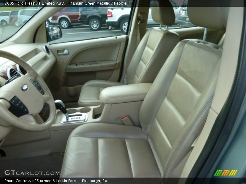 Titanium Green Metallic / Pebble 2005 Ford Freestyle Limited AWD