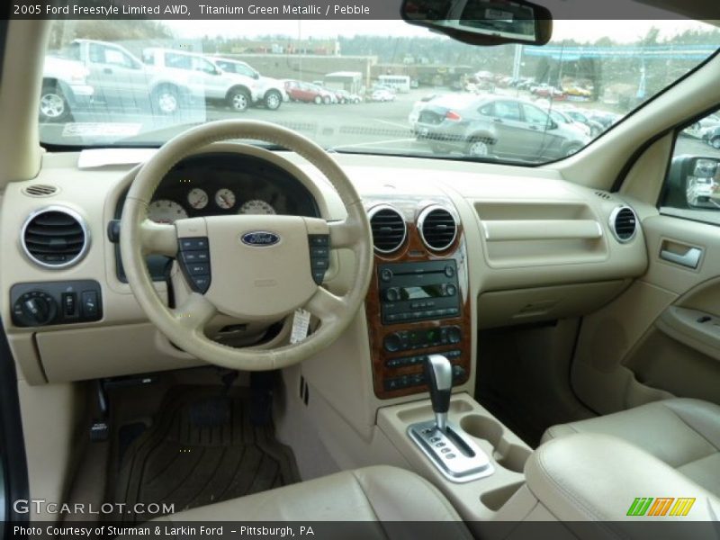 Titanium Green Metallic / Pebble 2005 Ford Freestyle Limited AWD