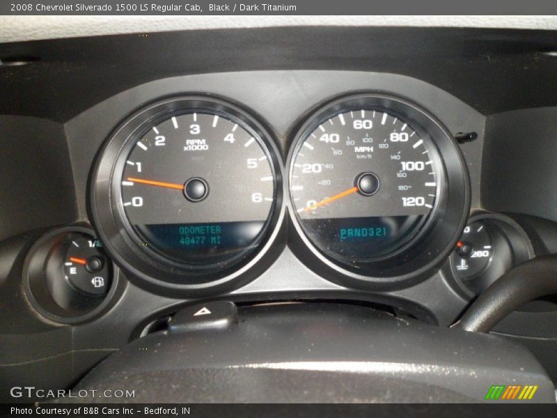 Black / Dark Titanium 2008 Chevrolet Silverado 1500 LS Regular Cab