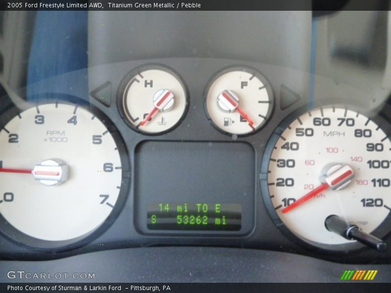 Titanium Green Metallic / Pebble 2005 Ford Freestyle Limited AWD