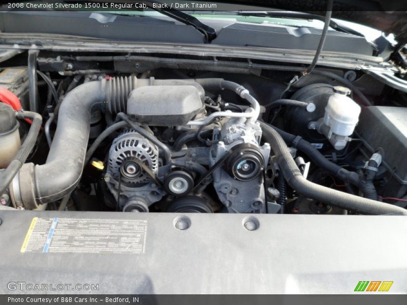 Black / Dark Titanium 2008 Chevrolet Silverado 1500 LS Regular Cab