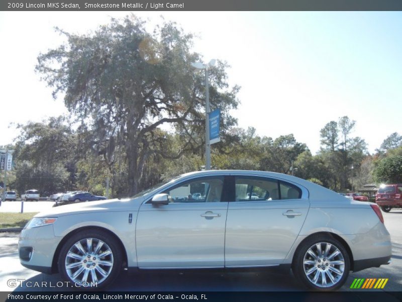 Smokestone Metallic / Light Camel 2009 Lincoln MKS Sedan