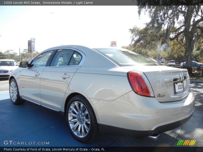 Smokestone Metallic / Light Camel 2009 Lincoln MKS Sedan