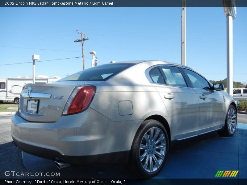 Smokestone Metallic / Light Camel 2009 Lincoln MKS Sedan