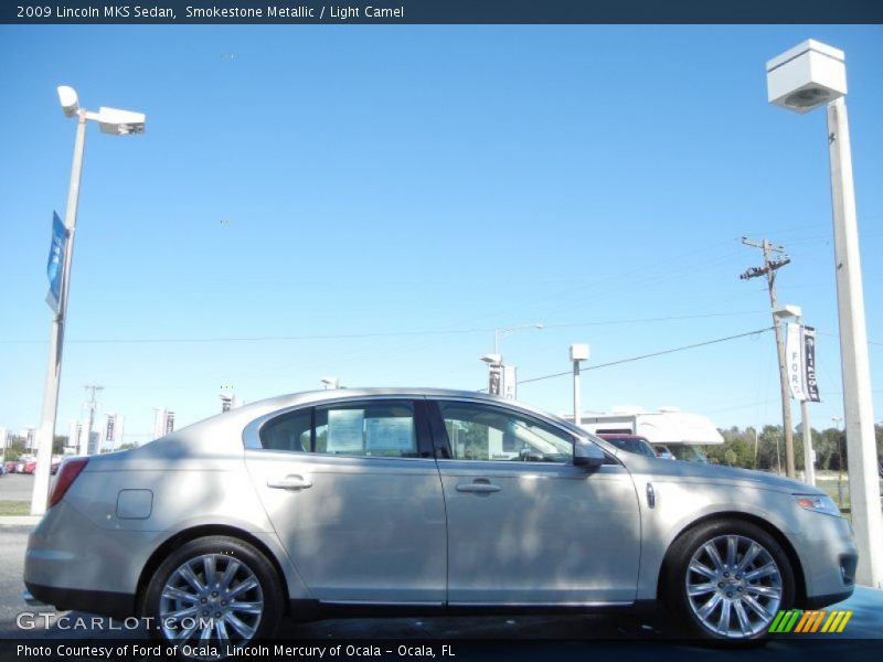 Smokestone Metallic / Light Camel 2009 Lincoln MKS Sedan