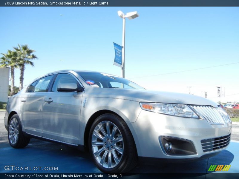 Smokestone Metallic / Light Camel 2009 Lincoln MKS Sedan