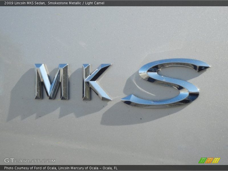 Smokestone Metallic / Light Camel 2009 Lincoln MKS Sedan